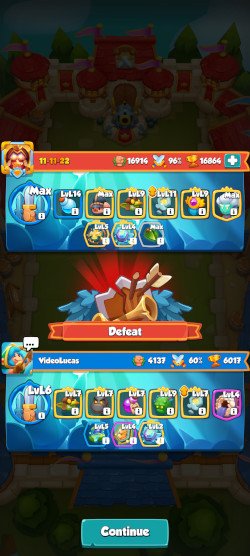 Rush Arena Review Screen Gameplay matchup whale