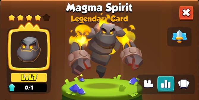Rush Arena Tier List S Magma Spirit